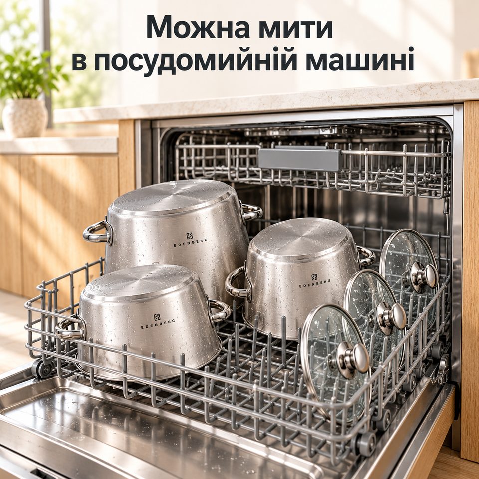 Каструлі в посудомийній машині